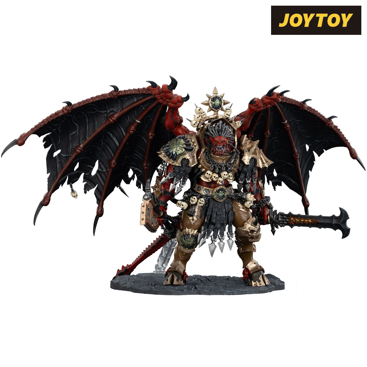 JoyToy Warhammer: 40,000 Action Figure - World Eaters, Angron, Daemon Primarch of Khorne (1/18 Scale)