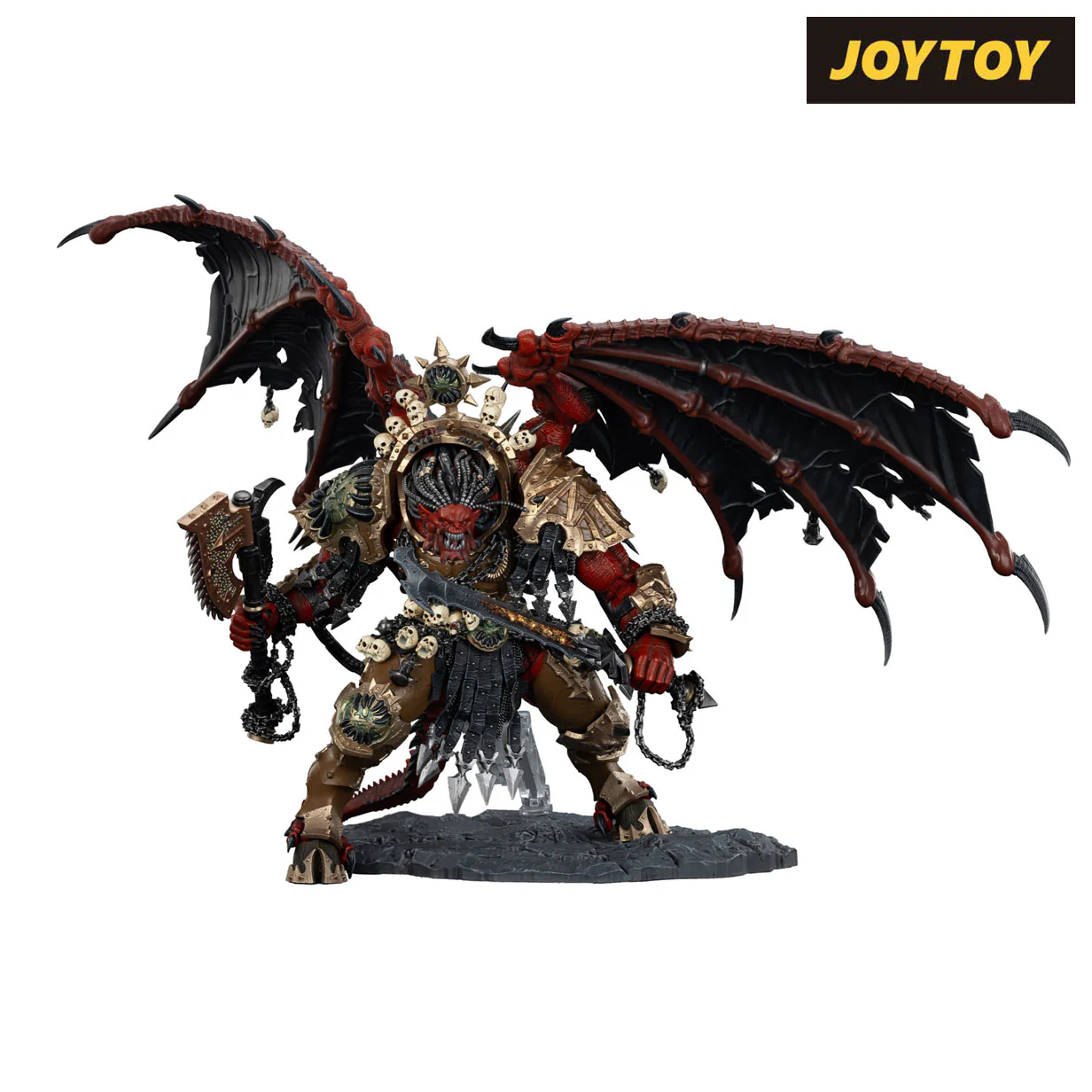 JoyToy Warhammer: 40,000 Action Figure - World Eaters, Angron, Daemon Primarch of Khorne (1/18 Scale)