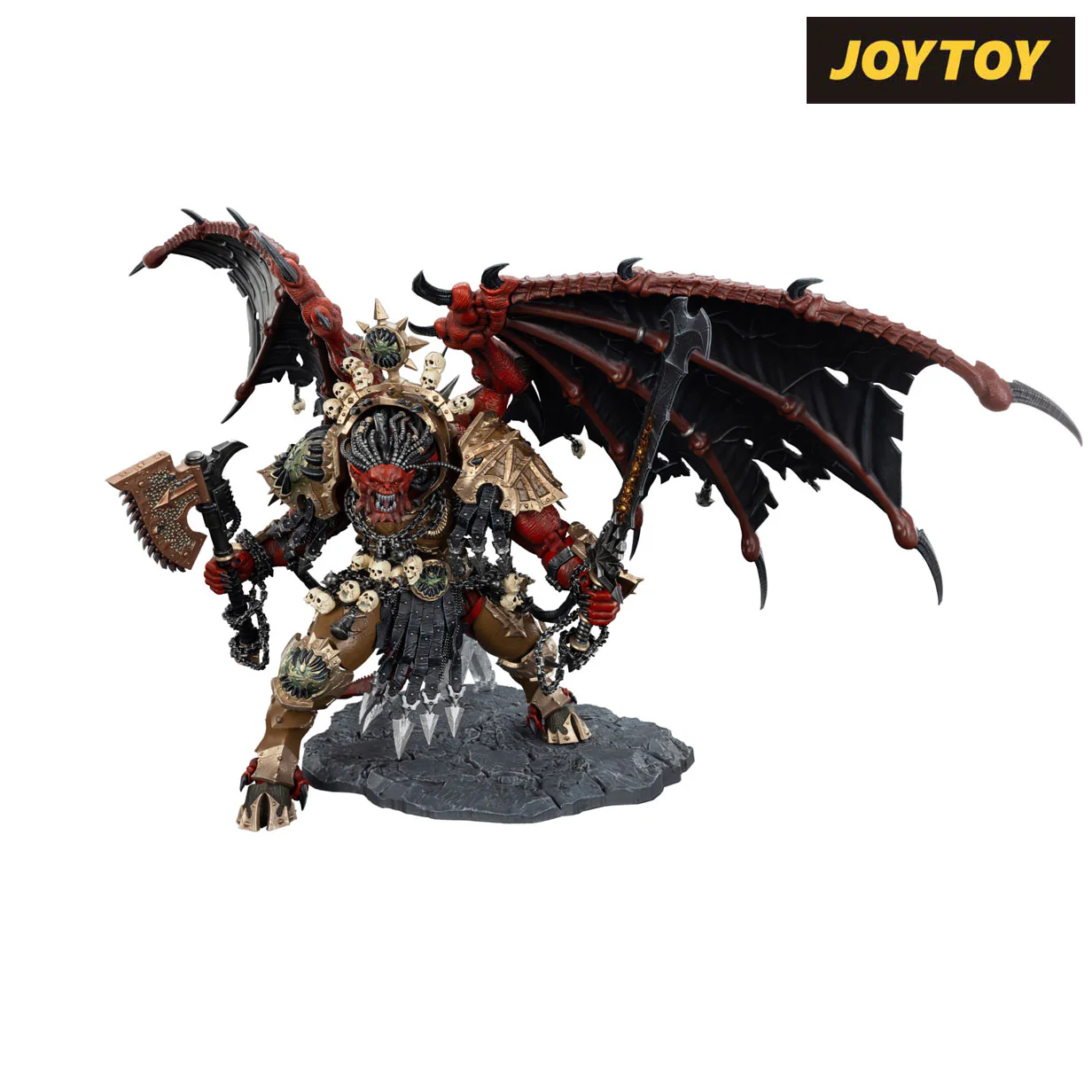 JoyToy Warhammer: 40,000 Action Figure - World Eaters, Angron, Daemon Primarch of Khorne (1/18 Scale)