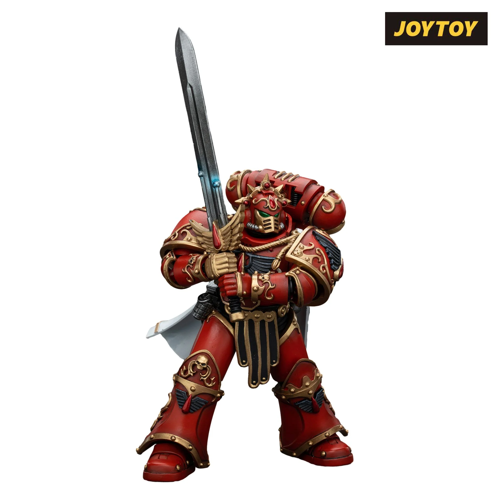JoyToy Warhammer The Horus Heresy Action Figure - Blood Angels, Legion Praetor with Paragon Blade (1/18 Scale)