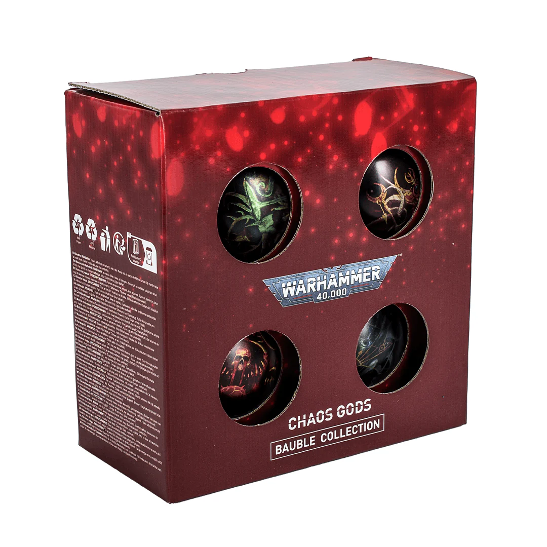 Warhammer 40,000: Chaos God Baubles (4 pack)
