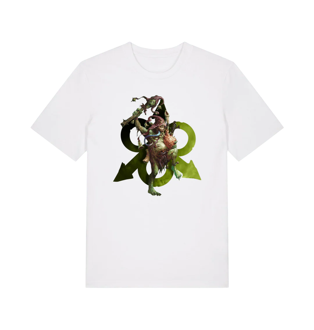 Maggotkin of Nurgle Sloppity Bilepiper White T Shirt