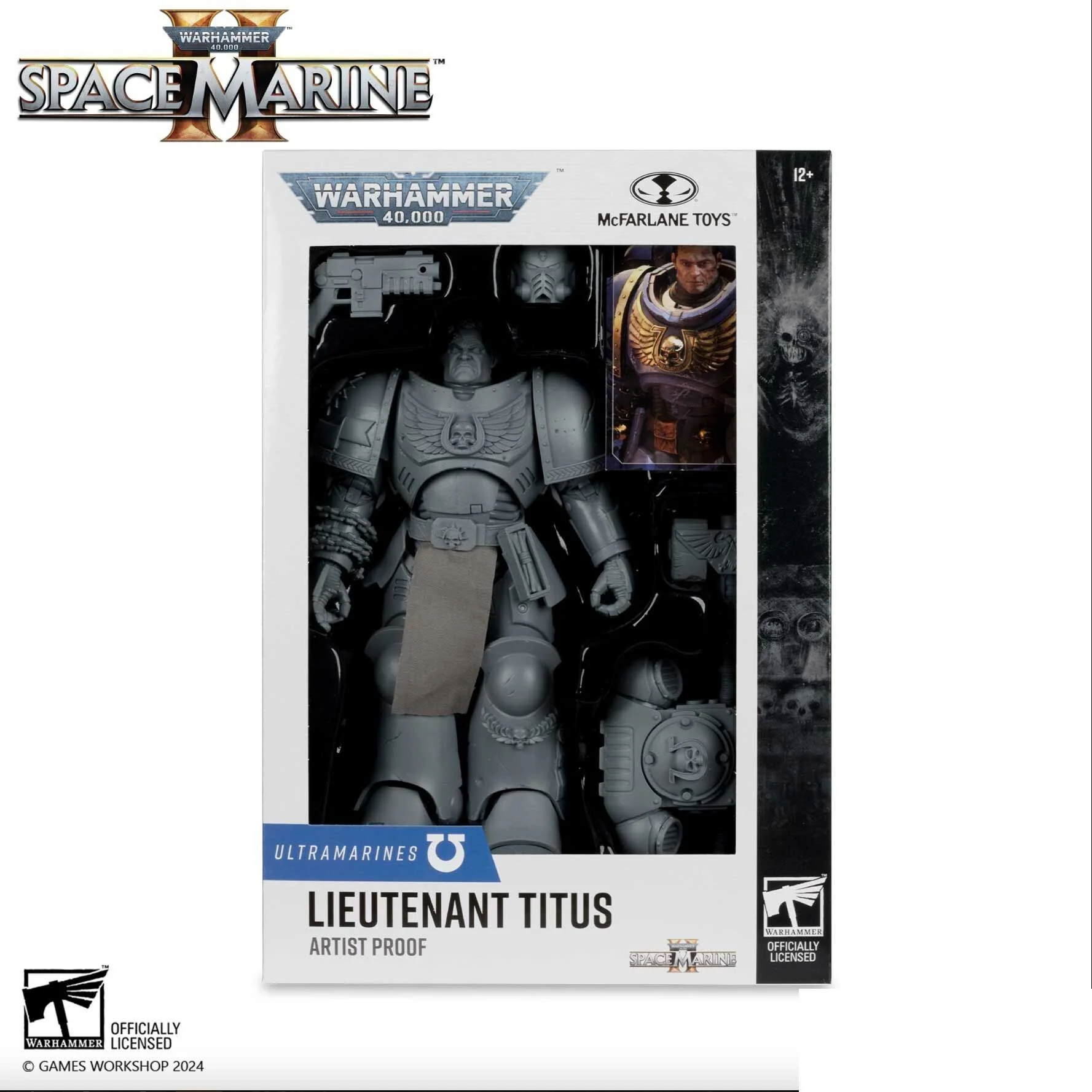 McFarlane Toys Warhammer 40,000 Action Figure Ultramarines: Lieutenant Titus (Artist Proof) 18 cm