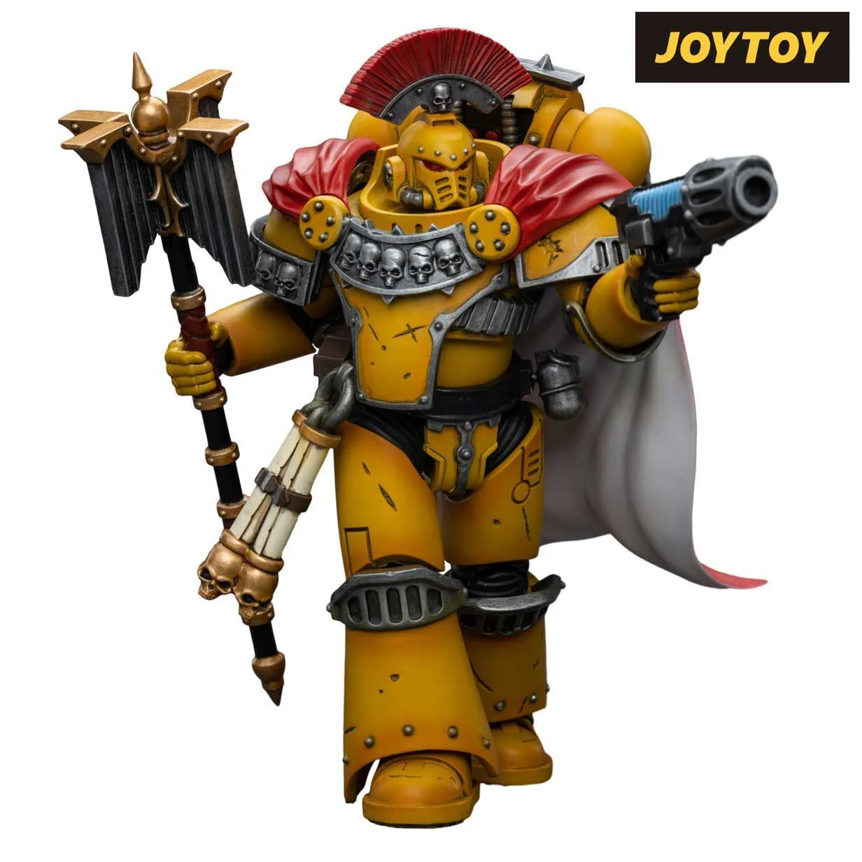 JoyToy Warhammer The Horus Heresy Action Figure - Imperial Fists, Legion Chaplain Consul, (1/18 Scale)