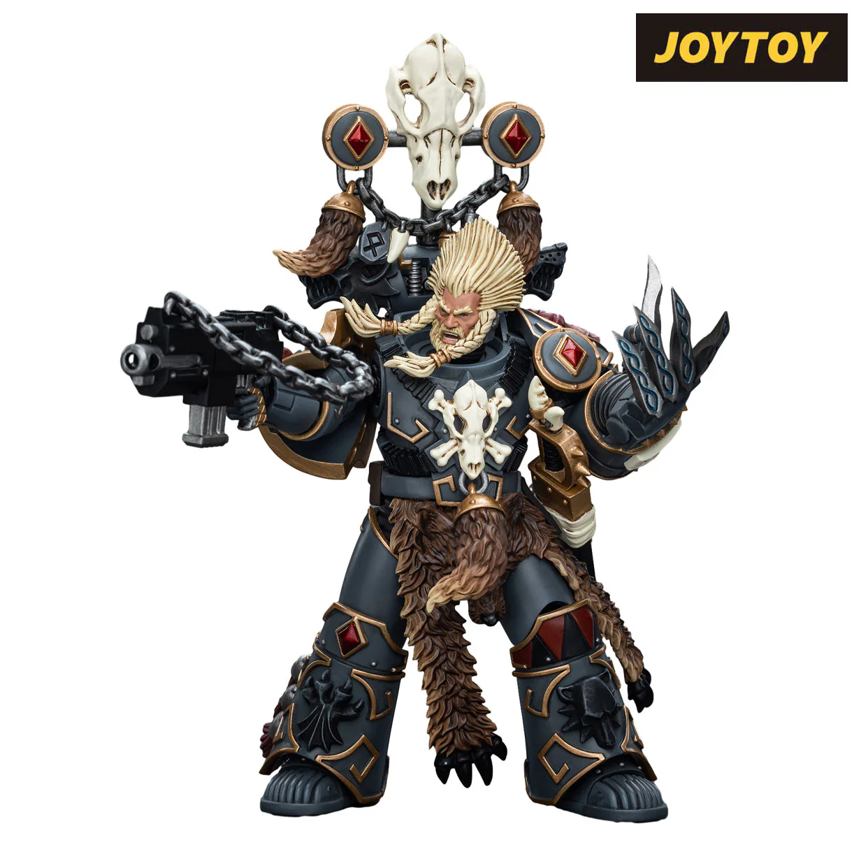 JoyToy Warhammer The Horus Heresy Action Figure - Space Wolves, Geigor Fell-hand (1/18 Scale) Preorder