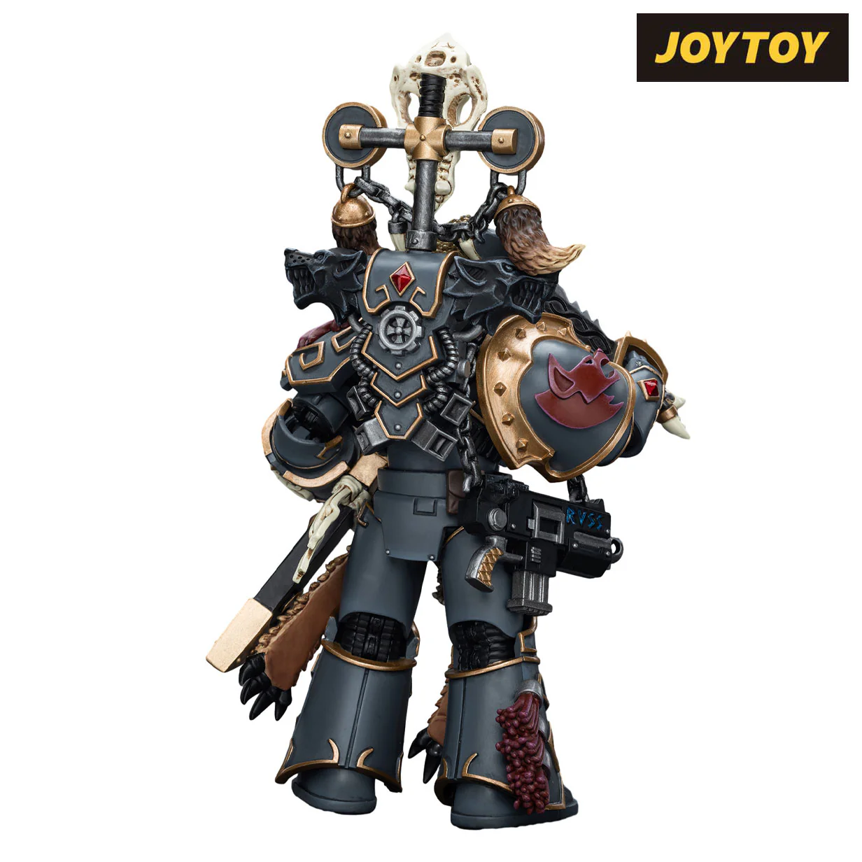JoyToy Warhammer The Horus Heresy Action Figure - Space Wolves, Geigor Fell-hand (1/18 Scale) Preorder