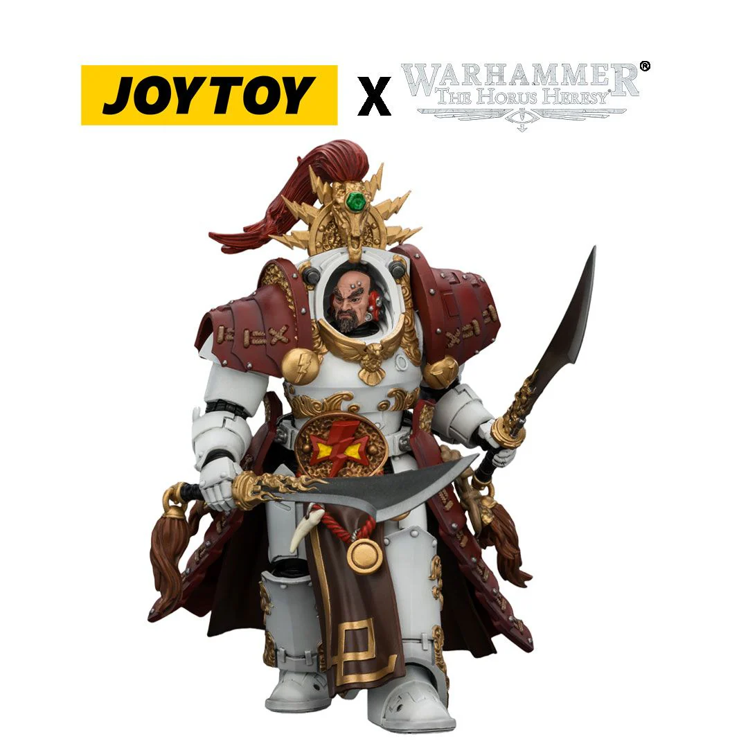 JOYTOY Warhammer The Horus Heresy Action Figure - White Scars, Qin Xa - Master of the Keshig with Paired blades 'the Tails of the Dragon' (1/18 Scale)