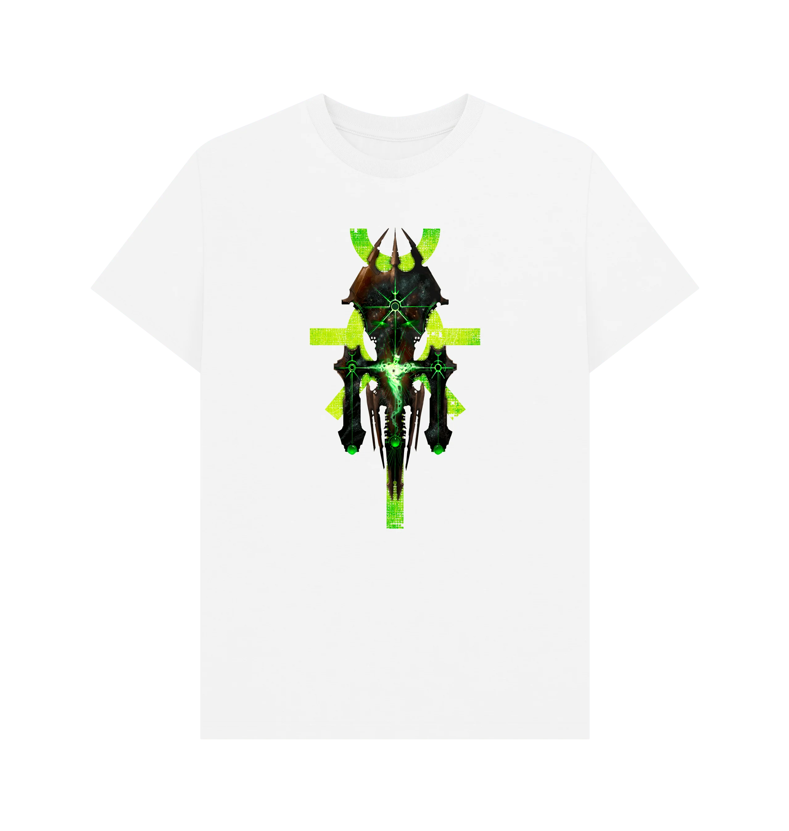 Necrons Silent King Icon Design White T Shirt