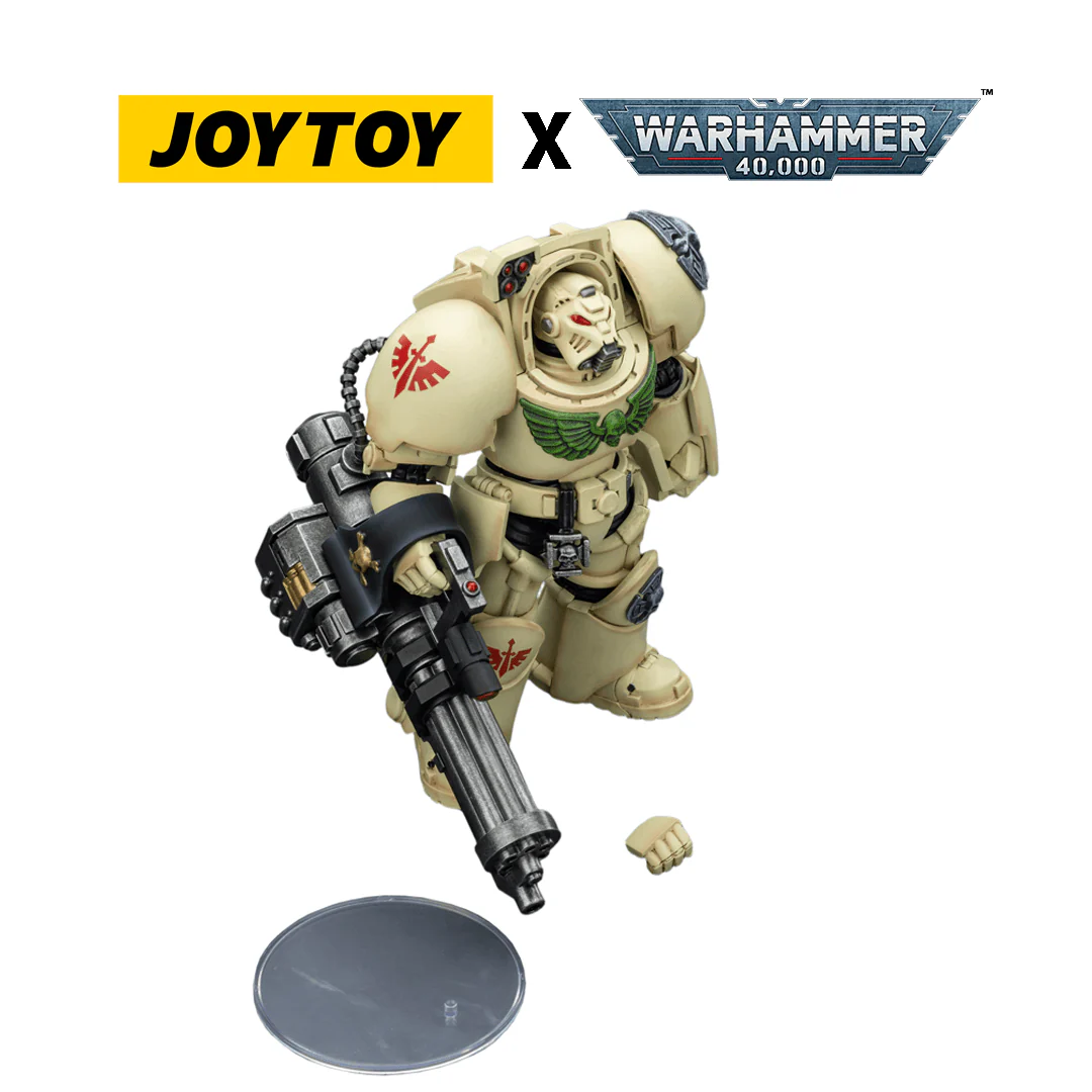 JoyToy Warhammer 40,000 Action Figure - Dark Angels, Terminator 3 with Assault Cannon (1/18 Scale)
