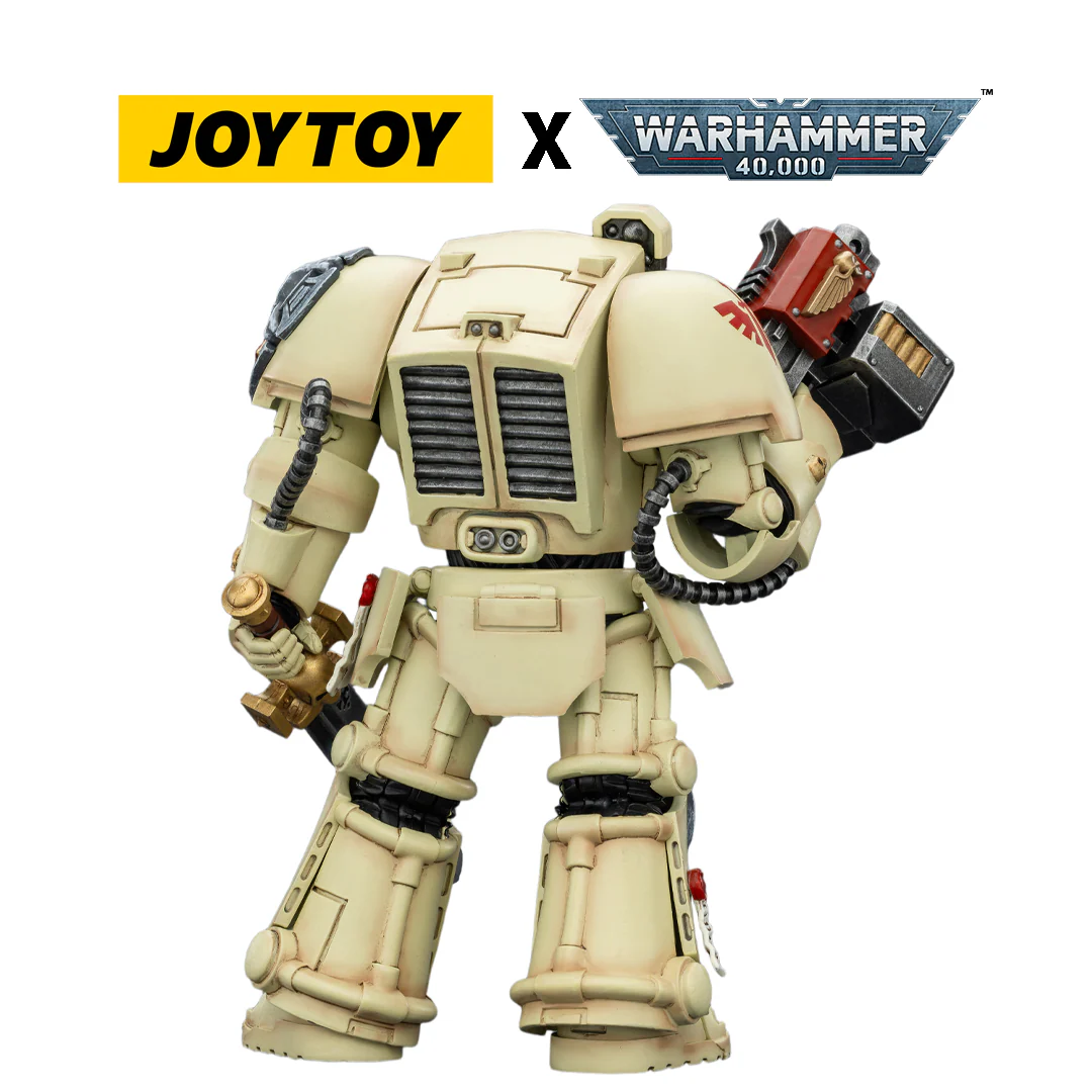 JoyToy Warhammer 40,000 Action Figure - Dark Angels, Terminator 1 with Power Sword and Storm Bolter (1/18 Scale)