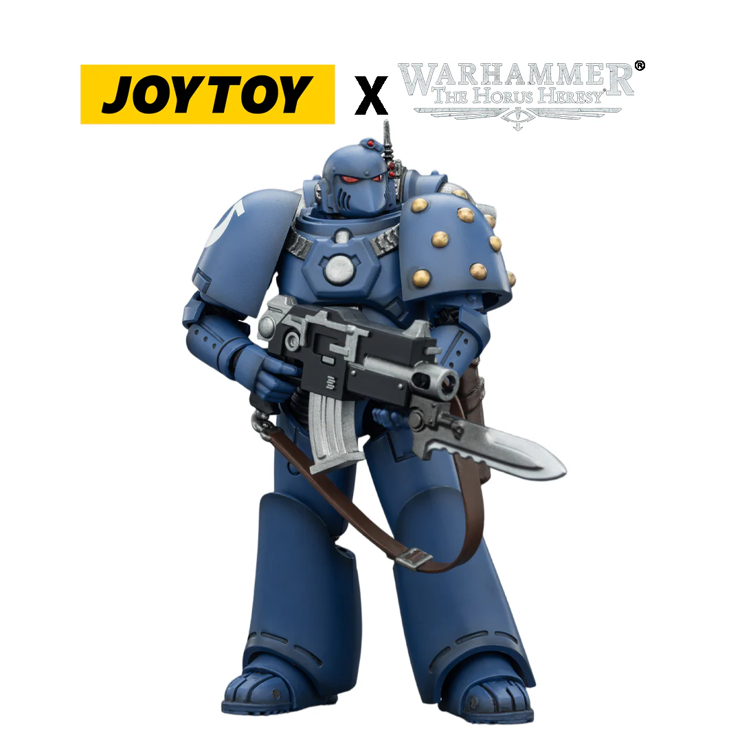 JoyToy Warhammer The Horus Heresy Action Figure - Ultramarines, MKVI Legionary (1/18 Scale)