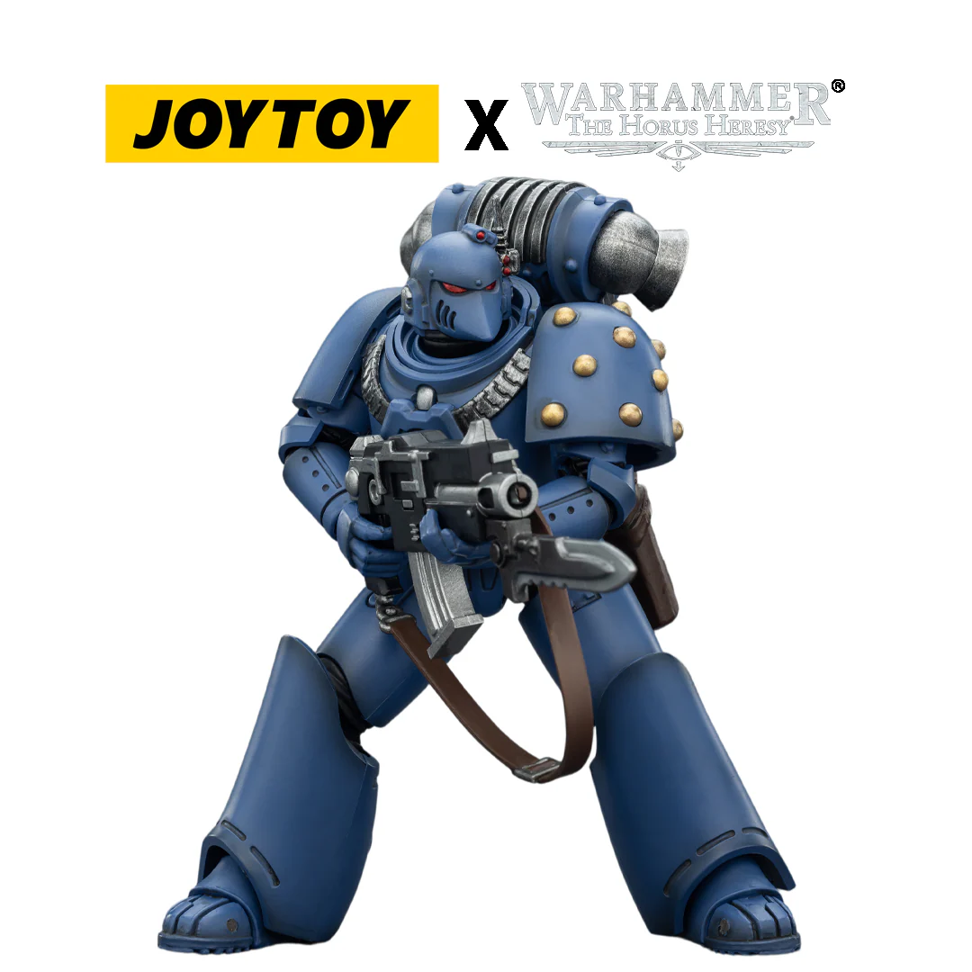 JoyToy Warhammer The Horus Heresy Action Figure - Ultramarines, MKVI Legionary (1/18 Scale)
