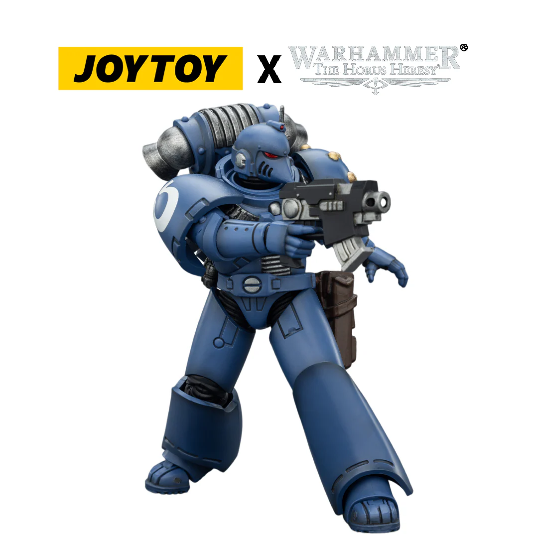 JoyToy Warhammer The Horus Heresy Action Figure - Ultramarines, MKVI Legionary (1/18 Scale)