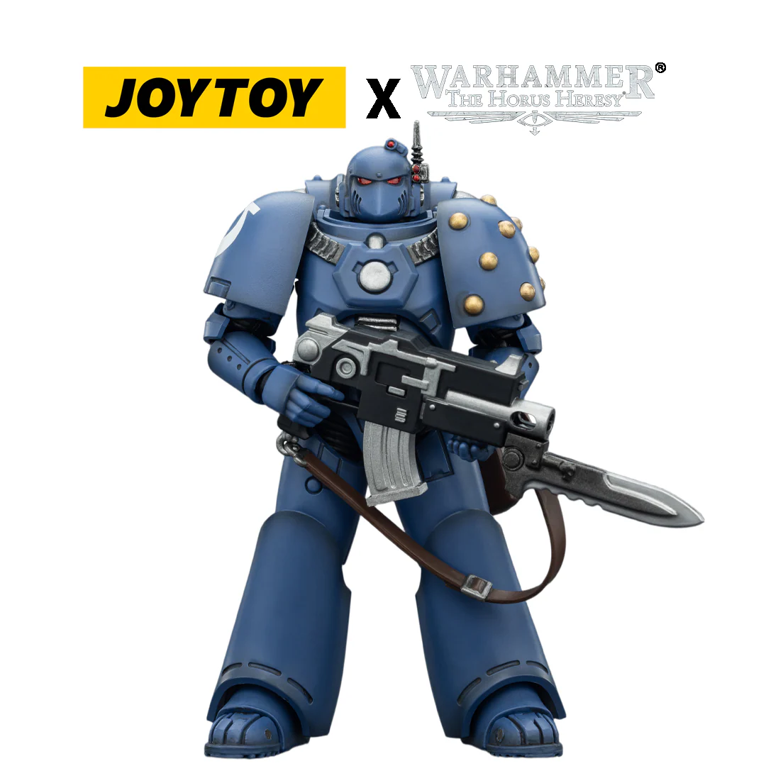 JoyToy Warhammer The Horus Heresy Action Figure - Ultramarines, MKVI Legionary (1/18 Scale)