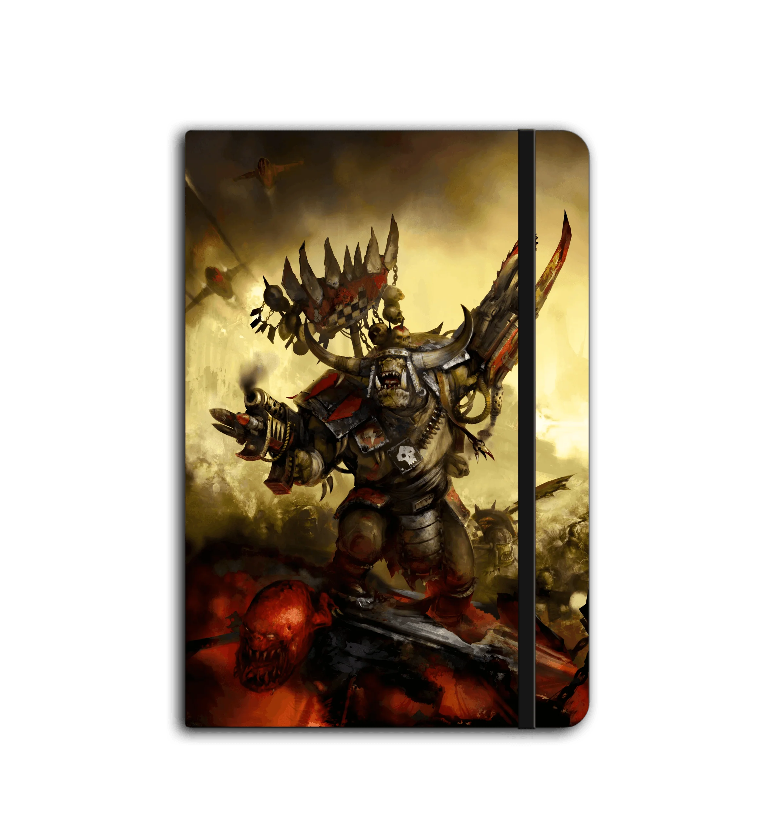 Orks Art Unruled Notebook