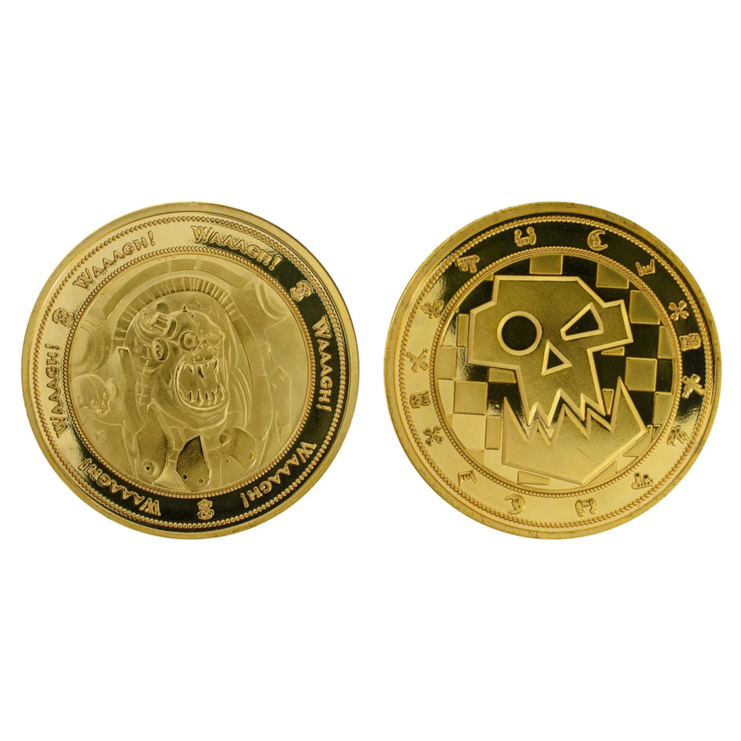 98-warhammer-40-000-ork-collectible-coin-2.webp Warhammer 40,000: Ork Collectible Coin