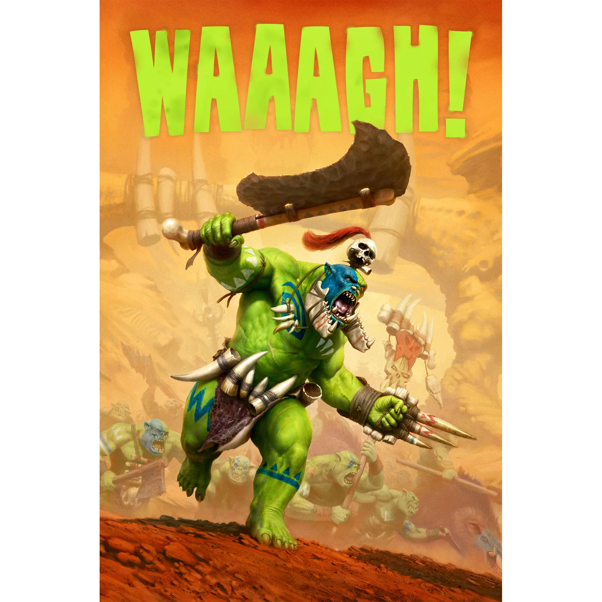 9961-orruk-warclans-bonesplitterz-slogan-poster-2.webp Orruk Warclans Bonesplitterz Slogan Poster